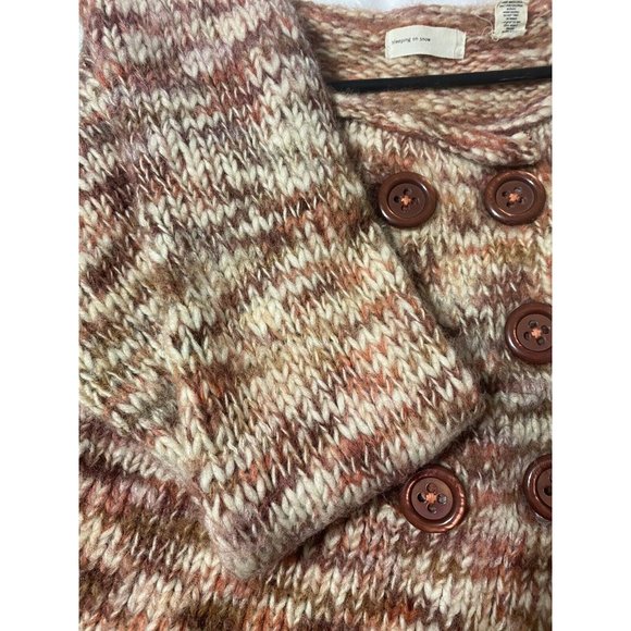 Anthropologie Sleeping on Snow Size Medium Cardigan Wool Front Buttons - Picture 7 of 8